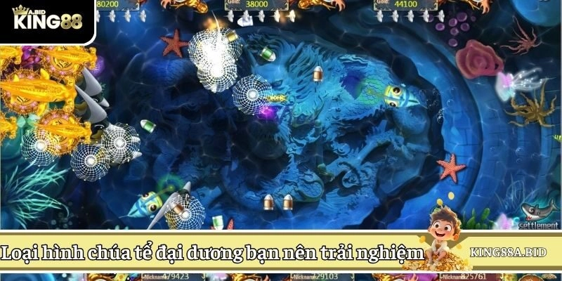 Loại hình giải trí chúa tể đại dương bạn nên trải nghiệm 